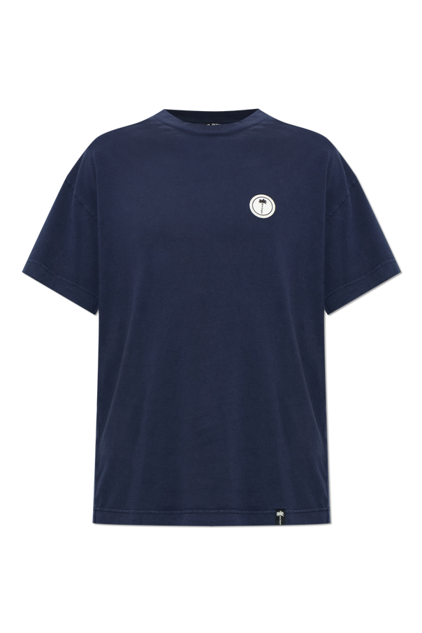 Cotton t-shirt with embroidered logo od Palm Angels