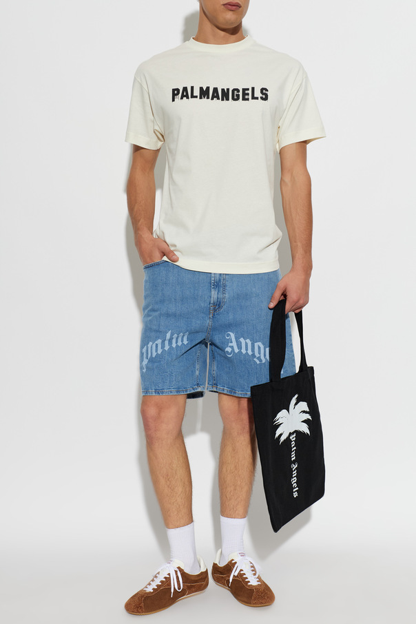 Palm Angels Palm Angels Off-White Logo T-Shirt