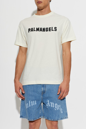 Palm Angels Palm Angels Off-White Logo T-Shirt