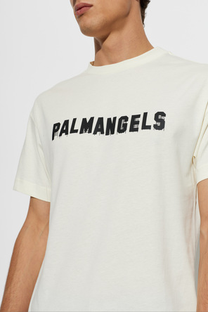 Palm Angels Palm Angels Off-White Logo T-Shirt