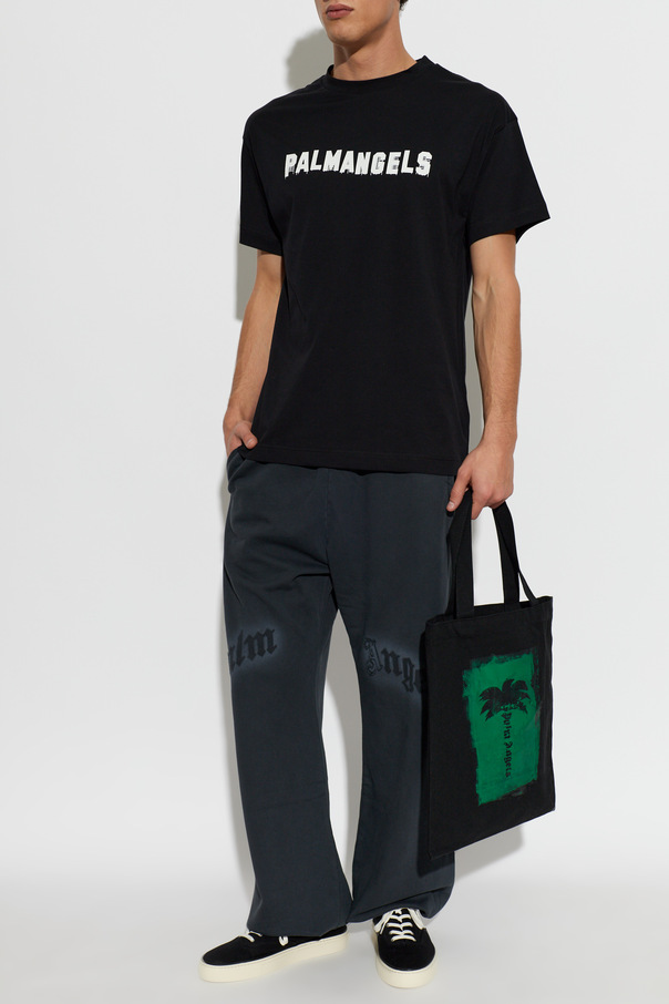 Palm Angels Palm Angels Black Logo T-shirt