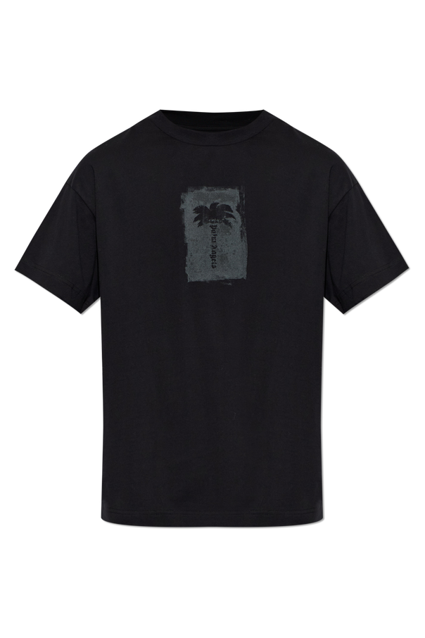 Cotton t-shirt with print od Palm Angels