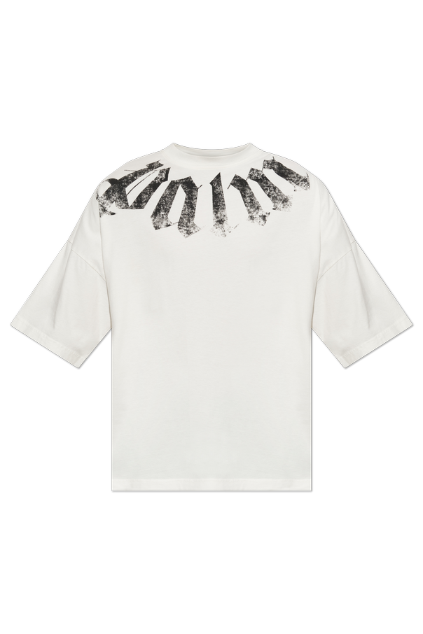 Cotton T-shirt with printed logo od Palm Angels