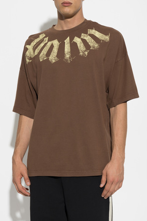 Palm Angels Cotton T-shirt with print