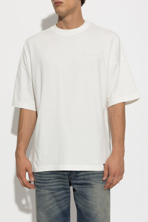Palm Angels T-shirt de algodão com logótipo