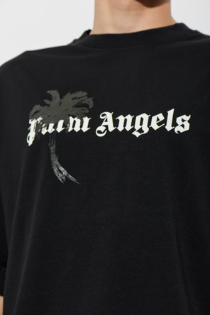 Palm Angels Bavlněné tričko s potiskem