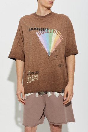 Palm Angels Baumwoll-T-Shirt mit Druck