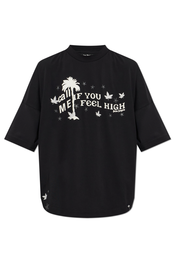 T-shirt with print od Palm Angels