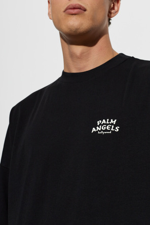 Palm Angels Black Logo T-shirt by Palm Angels