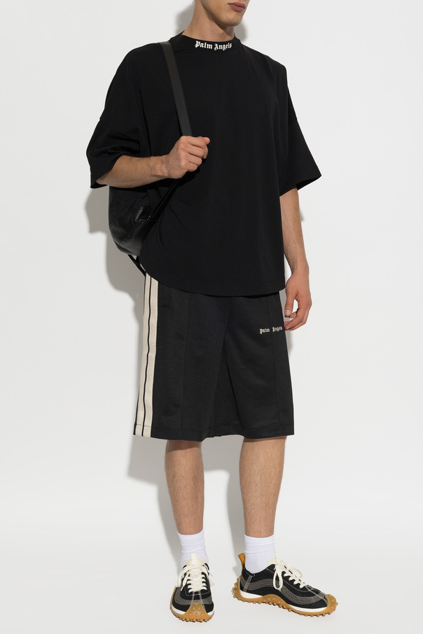 Palm Angels Cotton T-shirt with logo