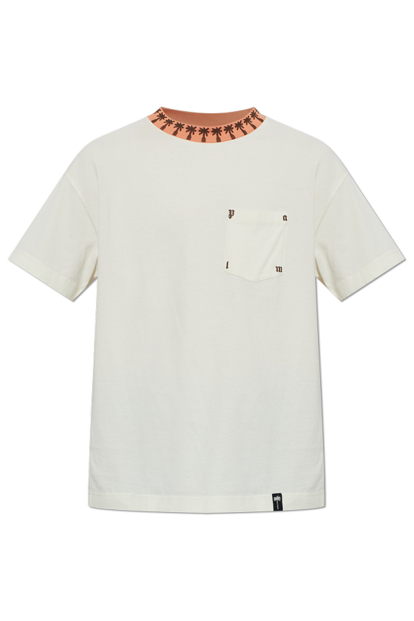 T-shirt with a pocket od Palm Angels