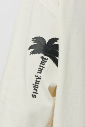 Palm Angels Camiseta de manga larga de algodón