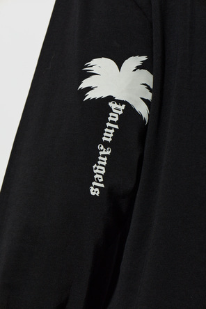 Palm Angels Camiseta de manga larga de algodón