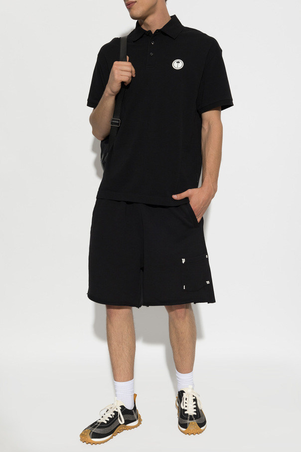 Palm Angels Bavlnené polo s našitým logom