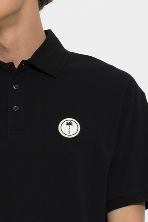 Palm Angels Bavlnené polo s našitým logom