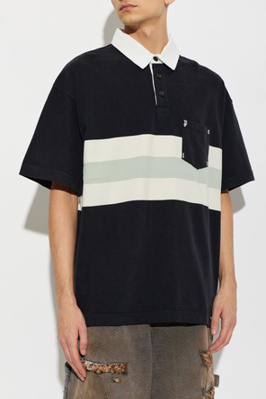 Palm Angels Cotton polo shirt with pocket
