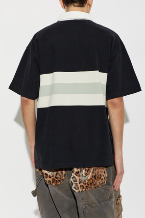 Palm Angels Cotton polo shirt with pocket