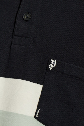 Palm Angels Cotton polo shirt with pocket