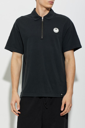 Palm Angels Baumwoll-Poloshirt mit aufgesticktem Logo