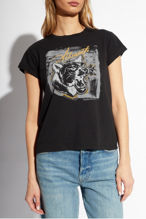 AllSaints T-shirt z nadrukiem ‘Anna’