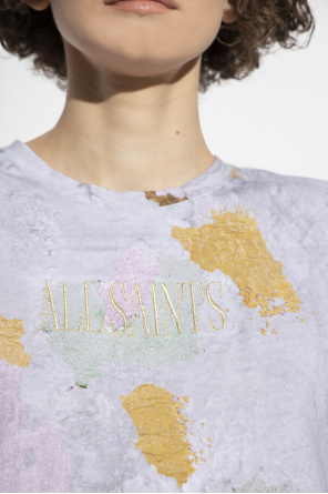 AllSaints T-shirt z logo ‘Anna’