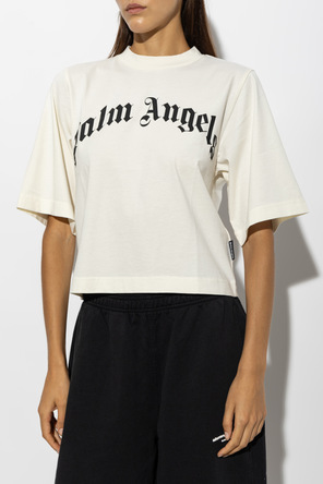 Palm Angels Cotton t-shirt with printed logo