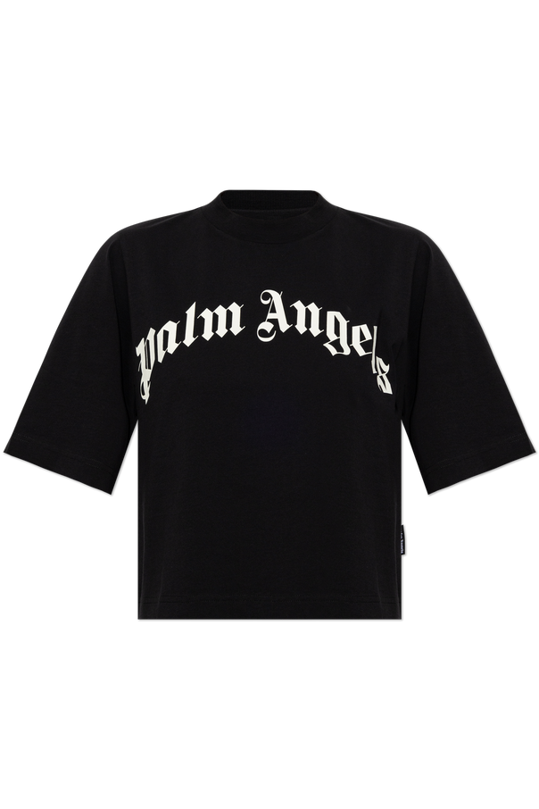Cotton T-shirt with printed logo od Palm Angels