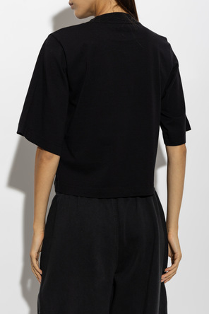 Palm Angels Cotton T-shirt with printed logo