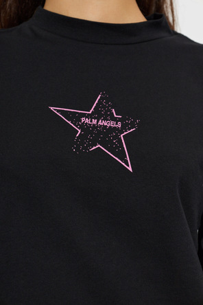 Palm Angels Baumwoll-T-Shirt mit Print
