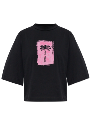 Printed cotton t-shirt