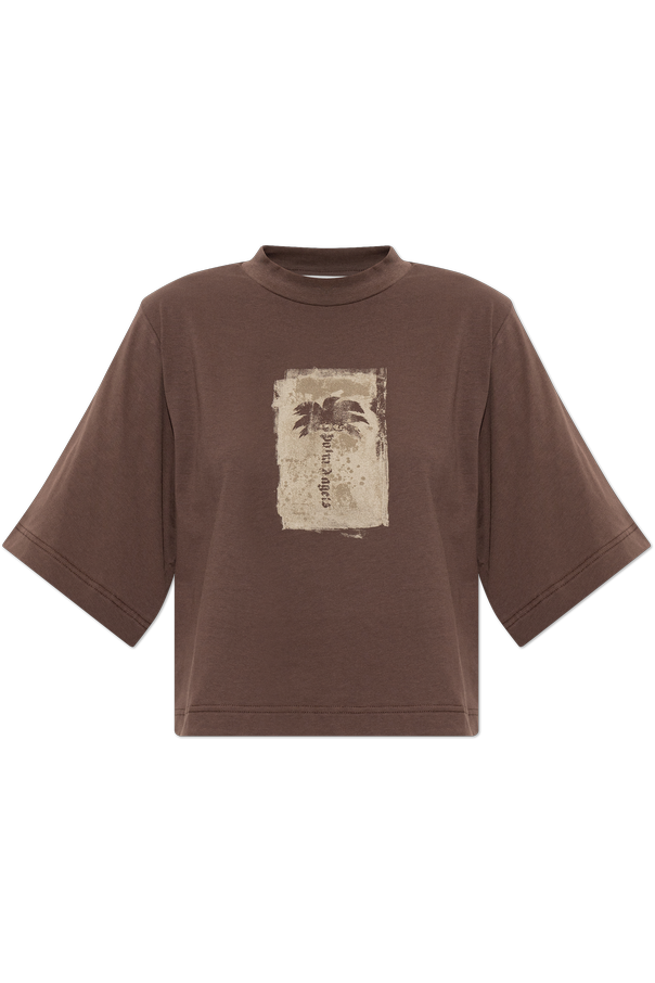 Printed cotton t-shirt od Palm Angels