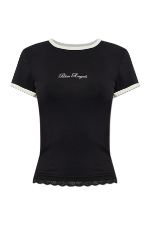 T-shirt with printed logo