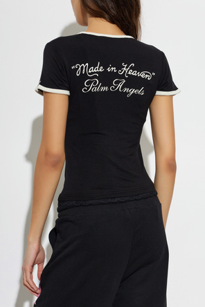 Palm Angels Tricou cu logo imprimat