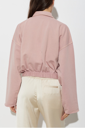 Palm Angels Cropped long-sleeve polo