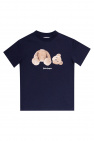 Teddy Bear-print sequin-embellished T-shirt