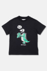 Gcds Kids TEEN logo-embroidered cotton T-shirt