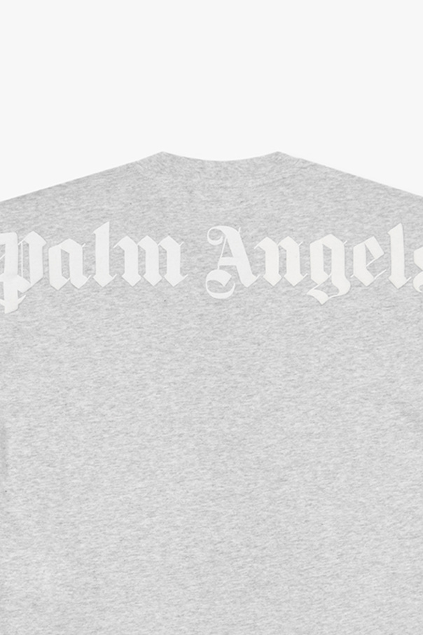 Palm Angels Kids GANNI rear logo T-shirt dress Nero
