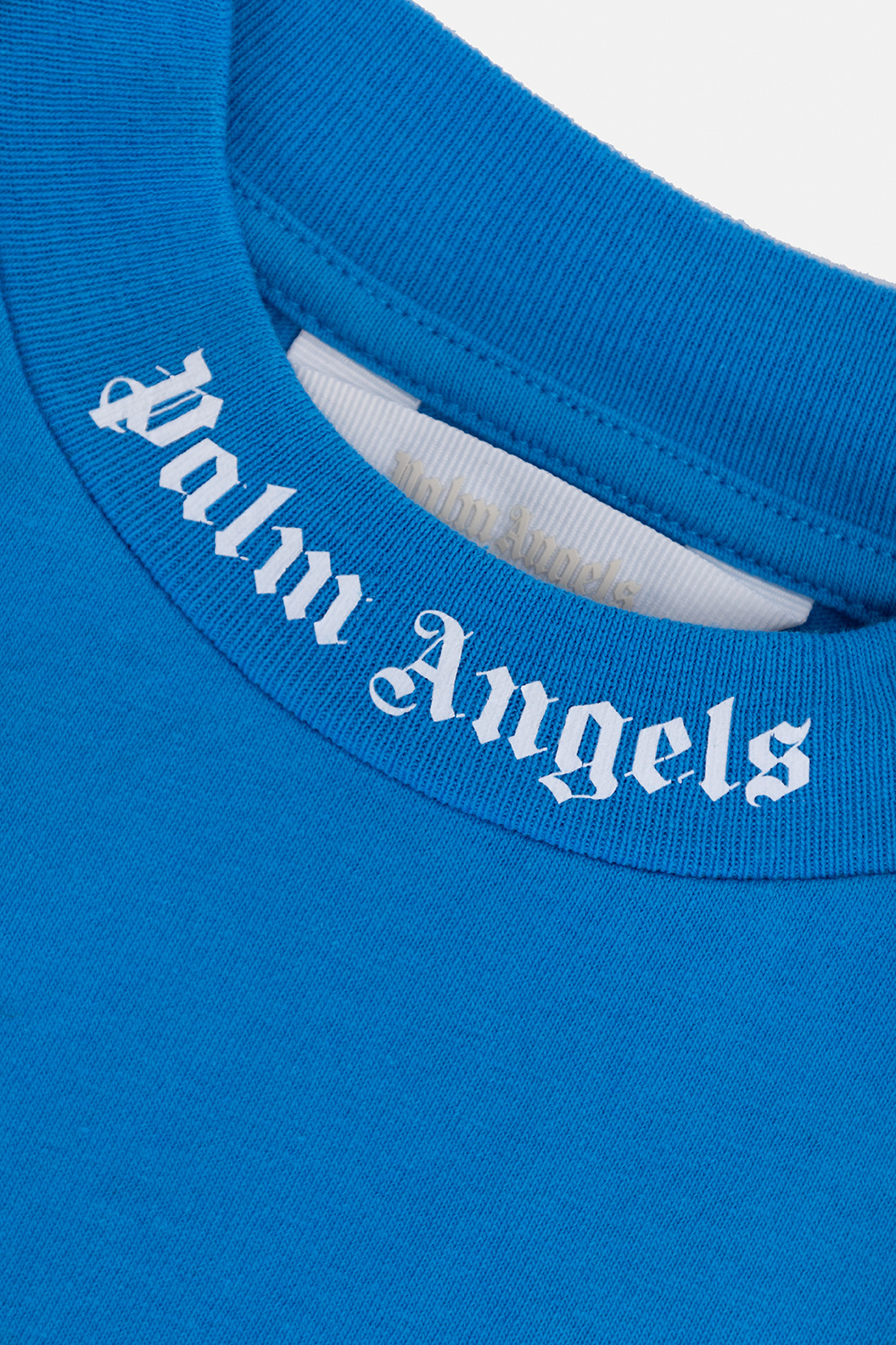 Palm Angels Kids T-shirt gris with logo