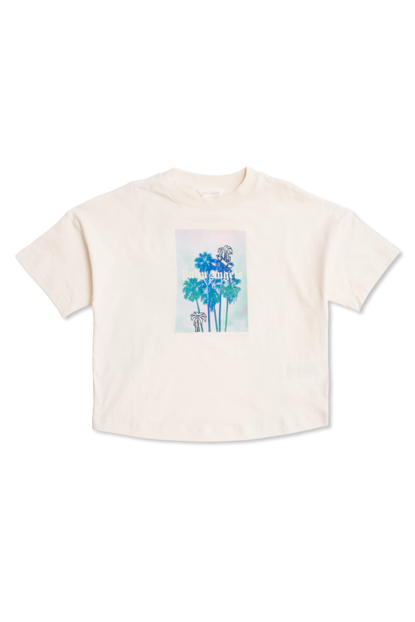 T-shirt with print od Palm Angels Kids
