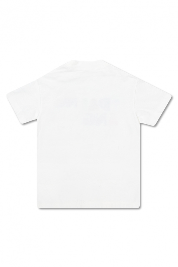 Neil Barrett Kids logo print cotton T-shirt T-shirt with logo