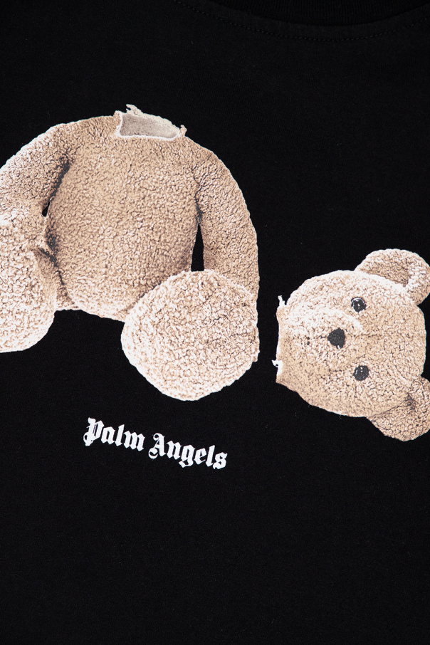 Palm Angels Kids T-shirt with teddy bear motif