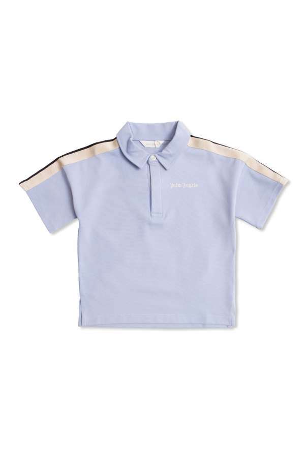 Polo with logo od Palm Angels Kids
