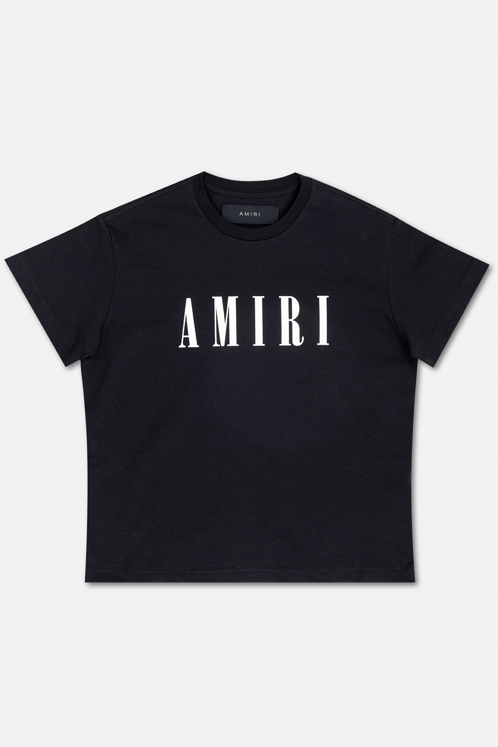 Amiri Kids Brown Ruched Front Animal Plisse ANIMAL shirt