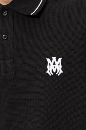Black Polo shirt with logo Amiri - Vitkac GB