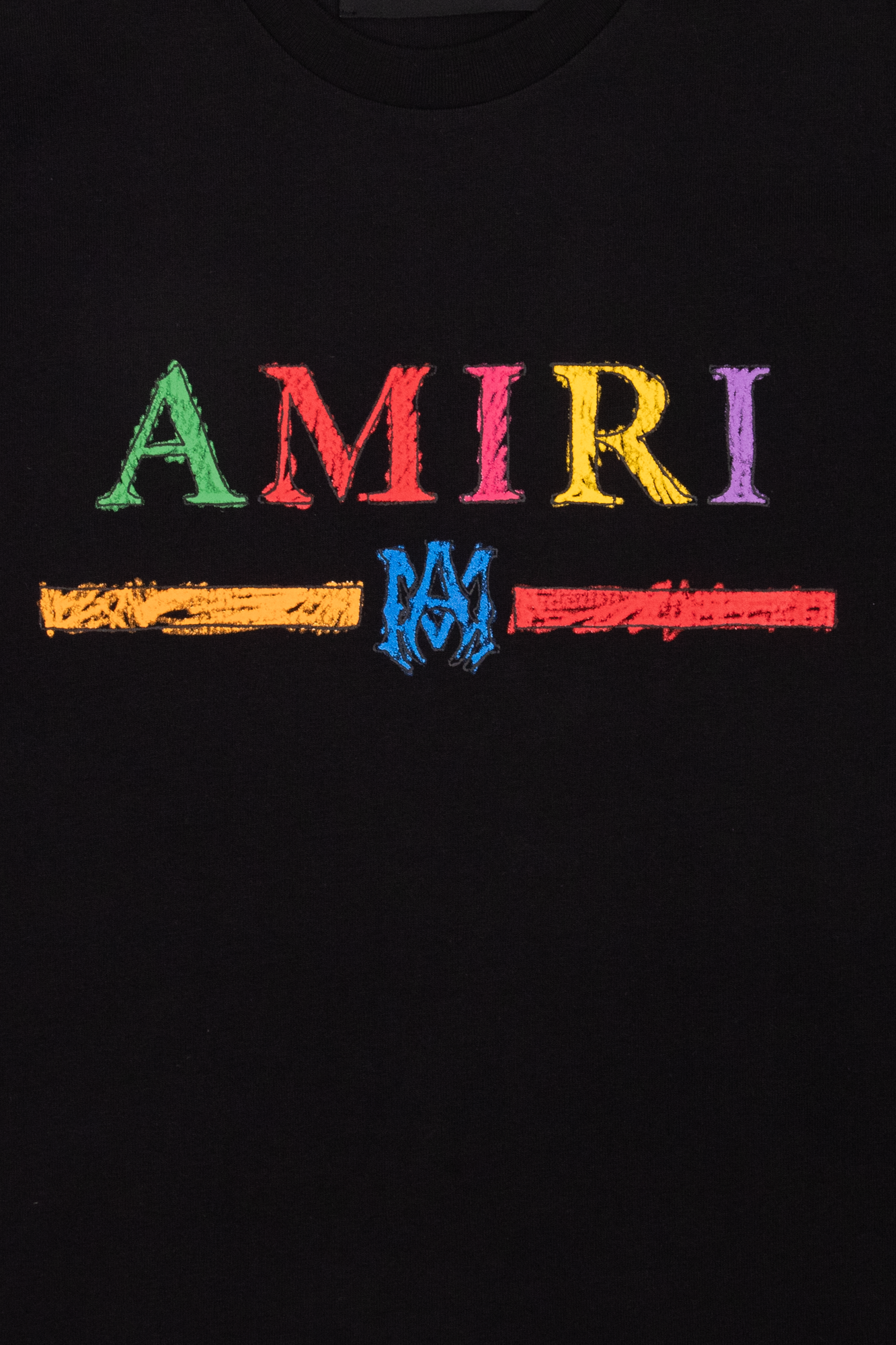 Amiri Kids New Look long sleeve sweatshirt with collar in blue