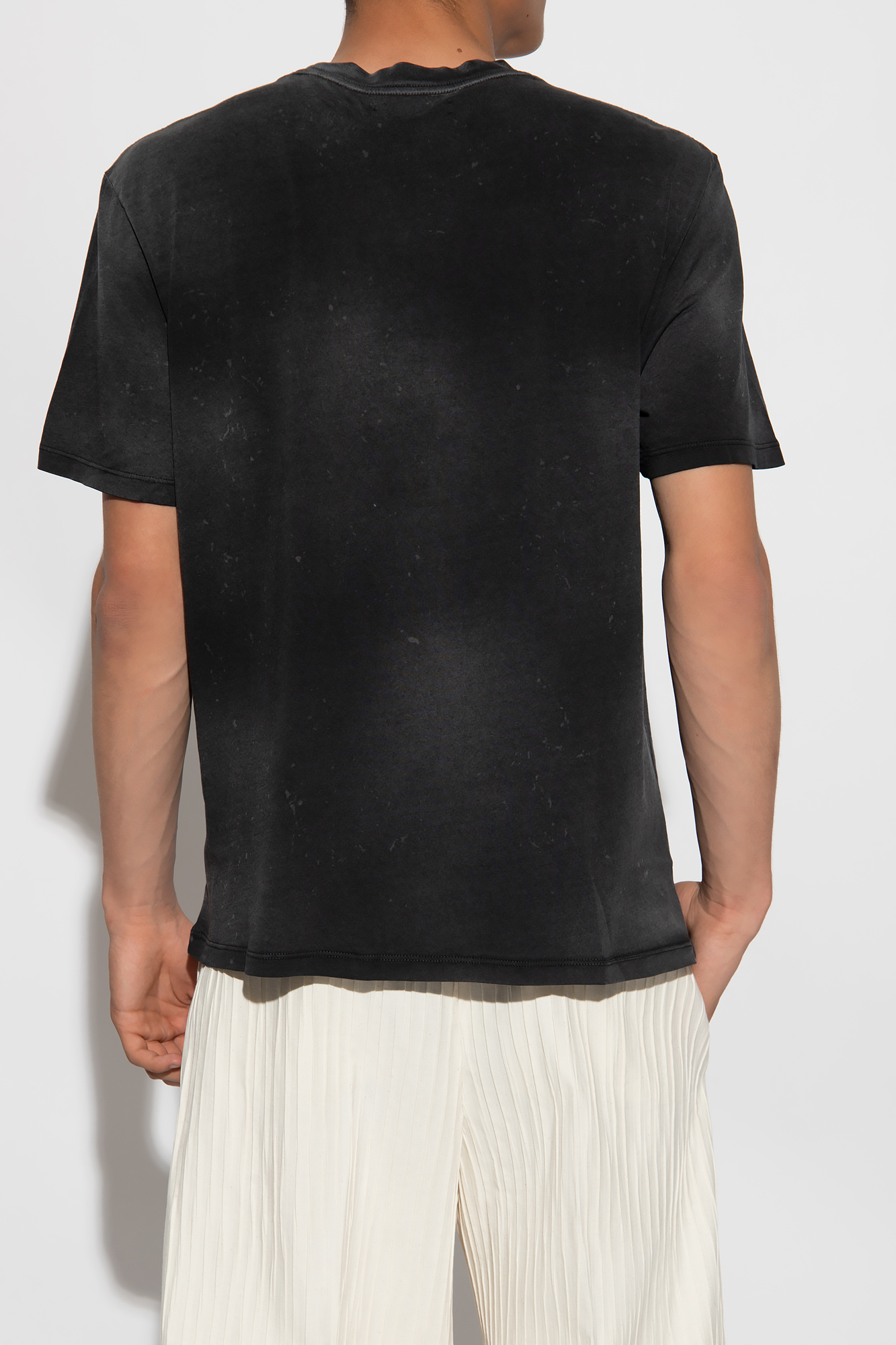 Amiri Snake-print Cotton T-shirt in Black for Men