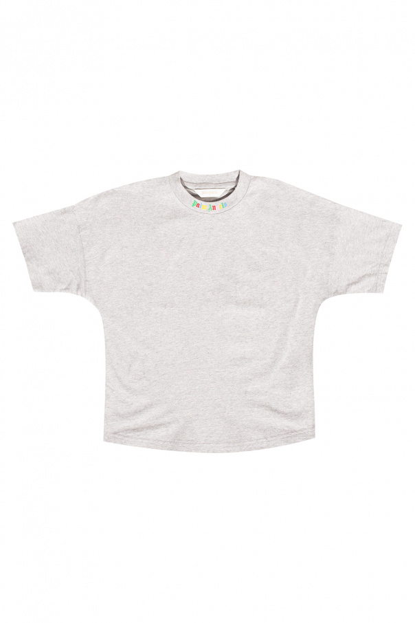 Palm Angels Kids Channel timeless summer elegance in the white Eula shirt from
