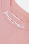 Palm Angels Kids PINK T-shirt with logo