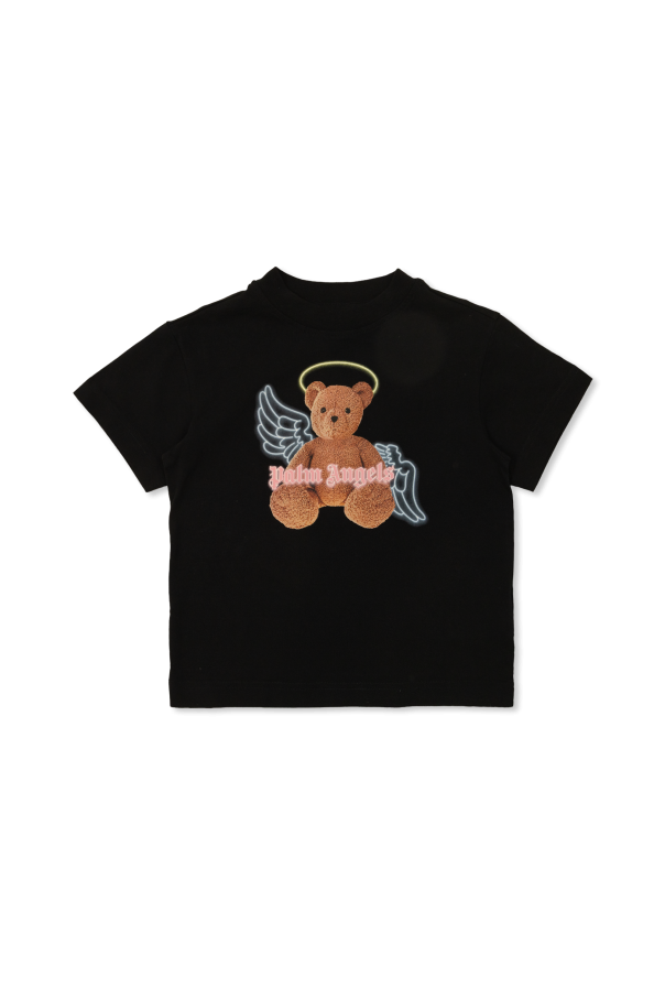 T-shirt with colorful print od Palm Angels Kids