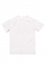 MSGM upside down logo print T-shirt Regular Fit Long Sleeve Text Print Sweatshirt beige